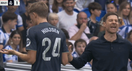 皇马球迷挥, 在看到米利, qm